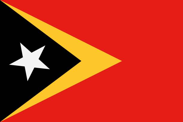 National flag of Timor-Leste East-Timor