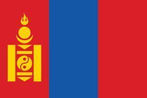 National flag of Mongolia