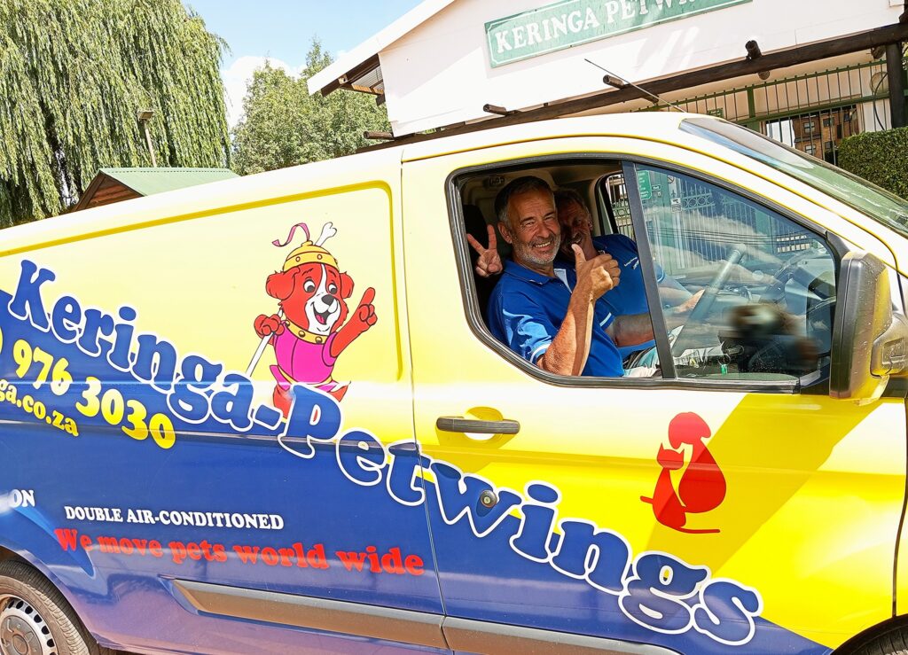 Petwheels We Go Here. We Go There. We Go Everywhere Keringa Petwings Pet Transport Post | Our Services | Keringa-Petwings